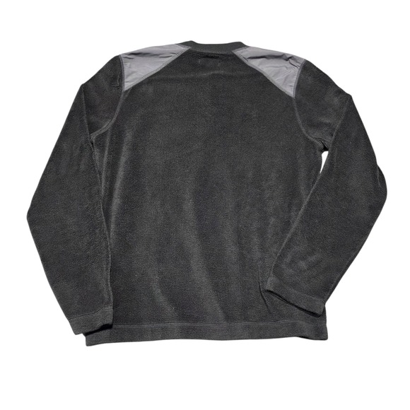 Toad&Co Mens Gray Fleece Henley Long Sleeve Pullover Sweater Shirt Size M‎ - Picture 3 of 6